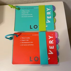 Lovevery The Senser and The Inspector Play Guides for 5-6 and 7-8 months